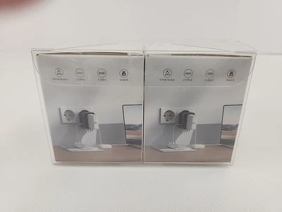 2 Pack EPICKA Universal Travel Adapter, International Power Adapter with 2 USB-A