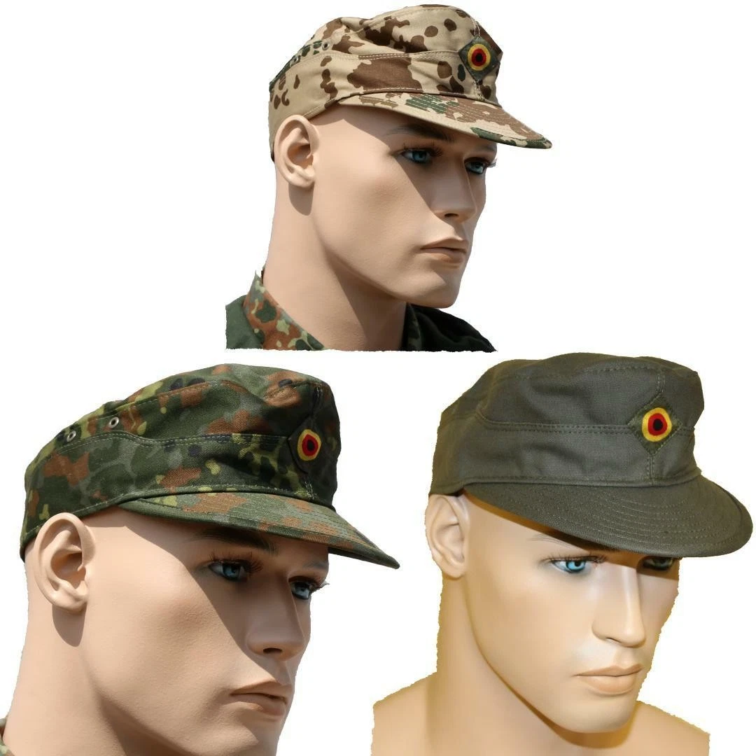 orig. BW Bundeswehr field cap army flecktarn camouflage olive desert camouflage new or used