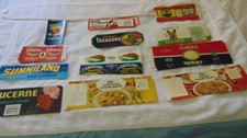 DEALER LOT OF 120 VINTAGE CRATE & CAN LABELS 10 EACH OF 12 DIFF. TYPES;LOT # 8