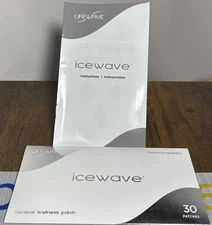 LifeWave IceWave, 30 Patches - Pain Relief Non-Drug - Exp. 06/2027 Free Shipping
