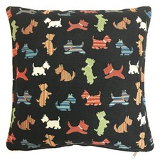 Scottie Dog Pillowcase/Cushion Cover 18 x 18 Inch