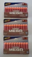 Lot Of 3 Nerf N-Strike Mega Darts Refill 10 Count Per Pack 30 Total