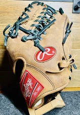 Rawlings Sandlot Series Trapeze Model 12" Baseball Leather Glove Mitt. 