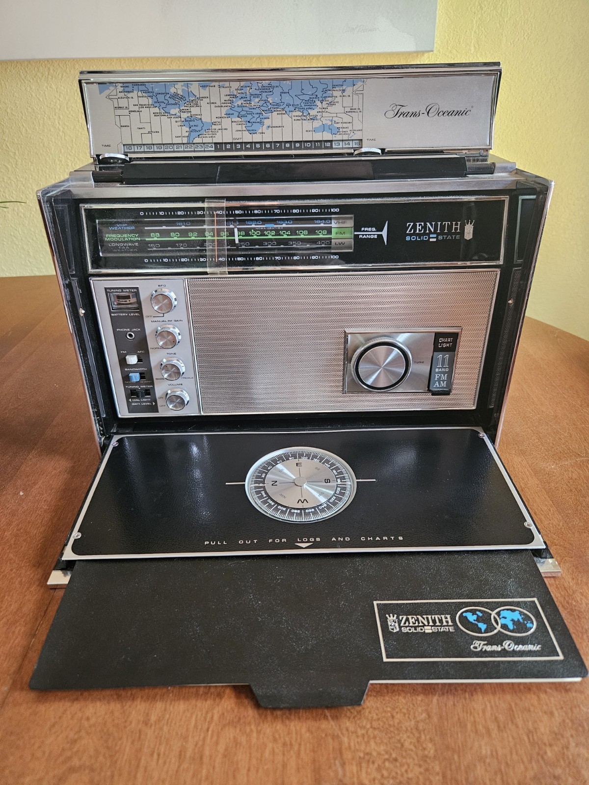 Vintage Zenith Royal Trans-Oceanic Shortwave Radio D7000Y Manual Amazing Sound