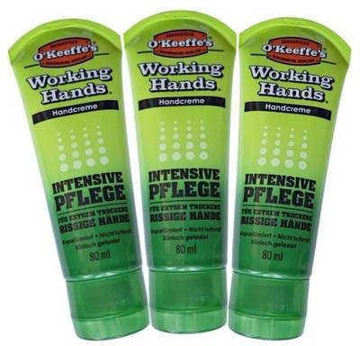 O'Keeffe's  Working Hands Handcreme Tube 3x 80ml