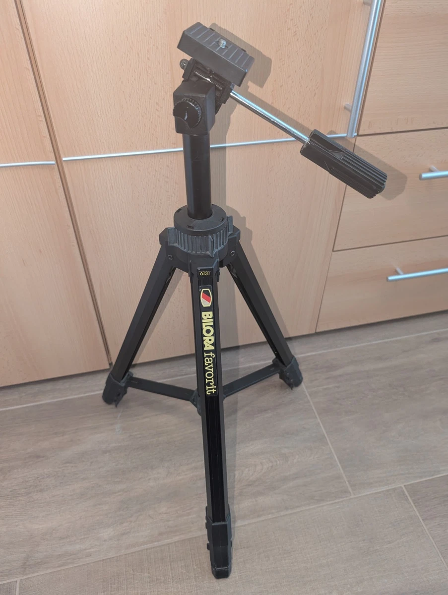 Bilora Favorit 6131 Foto-/Videostativ Vintage Aluminium – Made in W. Germany