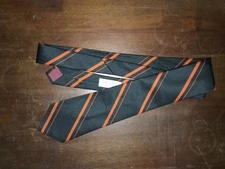 Vintage Princeton University School Colors Striped Rivetz of Boston Necktie VGC