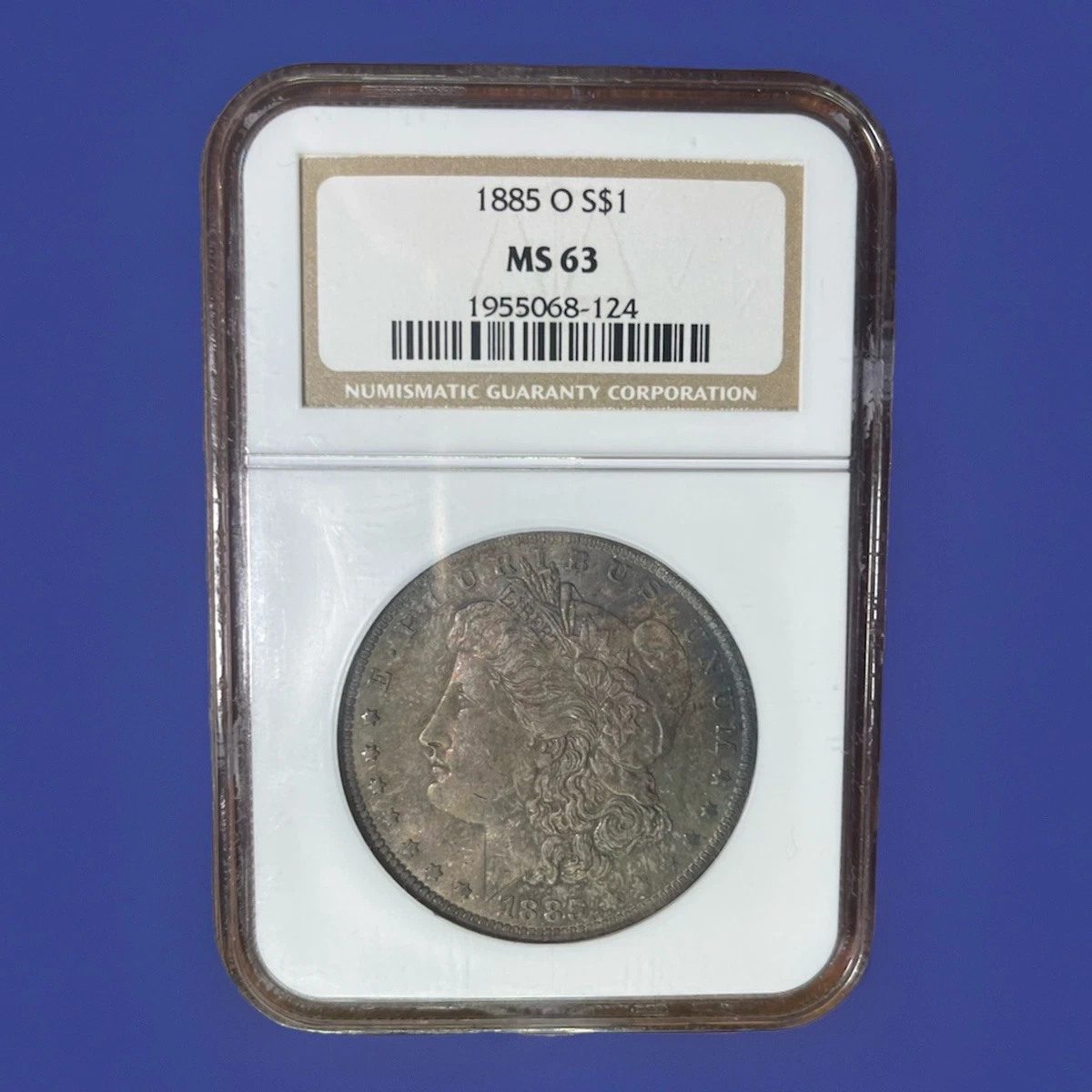Circulated MS 63 Graded 1883 Year Morgan US Dollars (1878-1921