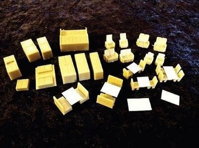 Palace Car Co 9499 HO Maßstab Struktur-Interior-Set (23er Pack)