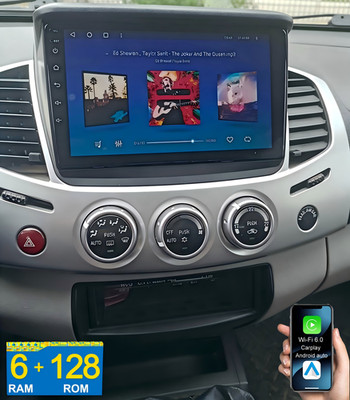 8-Core 6+128GB Android 15 Autoradio Für Mitsubishi Pajero Sport 2 L200 2008-2016