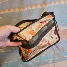 LeSportsac Crossbody Bag 2010s Floral Pattern Adjustable Strap Shoulder Purse