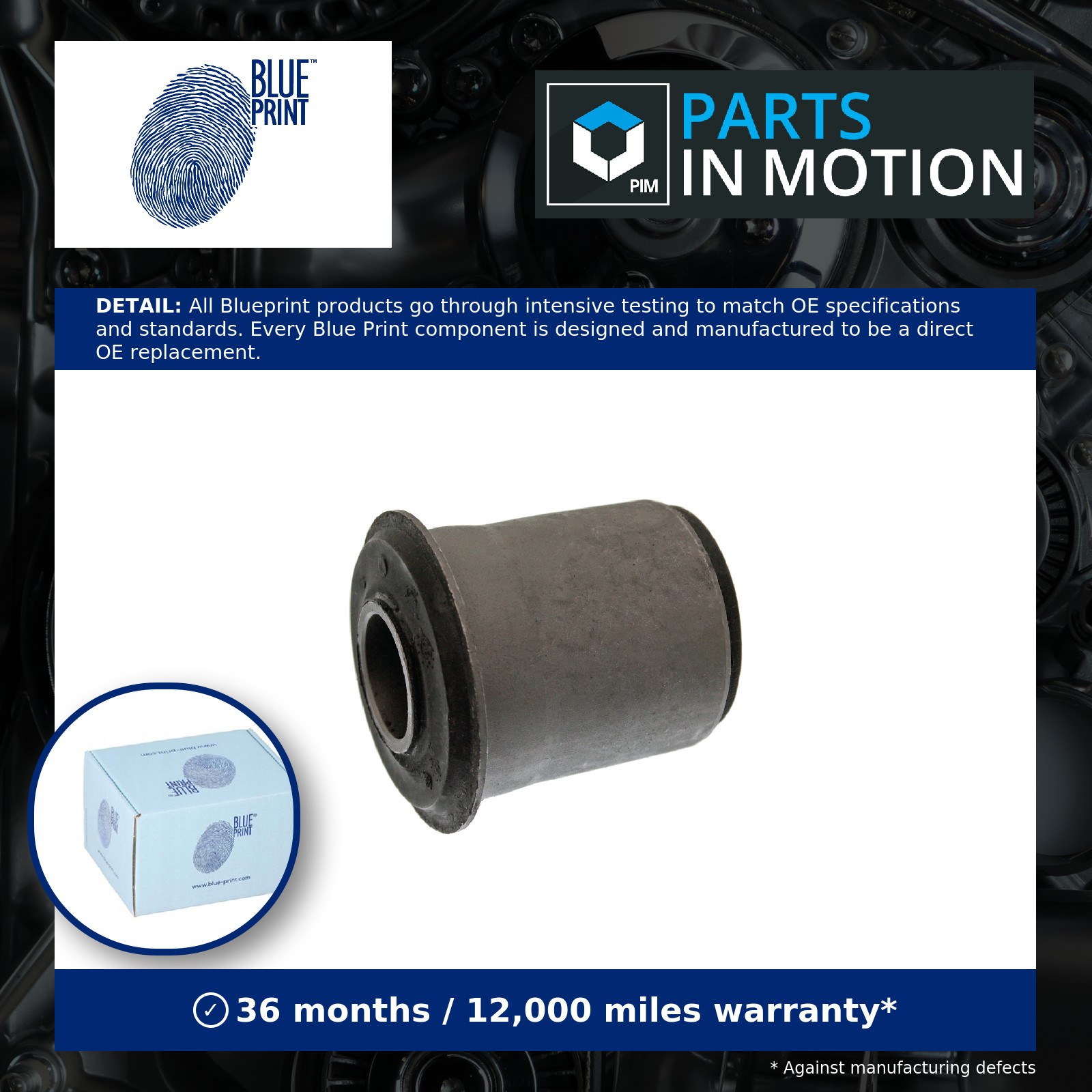 Wishbone / Control / Trailing Arm Bush fits TOYOTA HI-ACE Mk4 2.4 95 to 03 2RZ-E