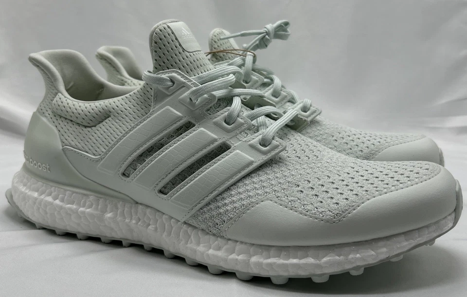 Туфли для гольфа мужские Adidas UltraBoost размер 12 хрустальные нефритовые с шипами меньше новые - Изображение 2 из 4