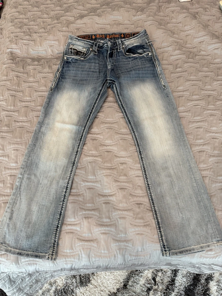 Rock Revival Jeans Size 32 for Men for sale - eBay