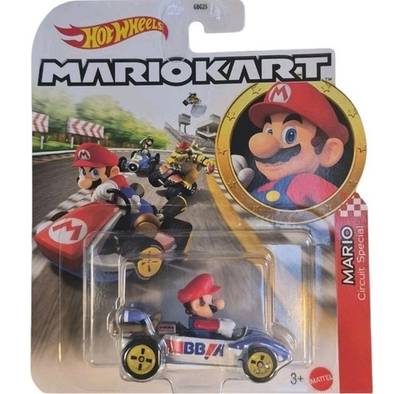 #ad HOT WHeeLs × MARIOKART MARIO Circuit Special 1:64 Red White amp; Blue. $18.17