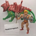 Vtg 80s HE-MAN & BATTLE CAT Motu Masters Of The Universe Action Figure 24-17