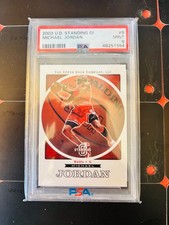 Michael Jordan Graded PSA 9 Upper Deck Standing “O”