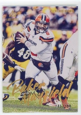 2020 Panini Luminance Gold /299 Baker Mayfield #29 12h3