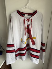 St Louis Cardinals x Blues Hockey Jersey SGA Size Adult XL Mens MLB Baseball