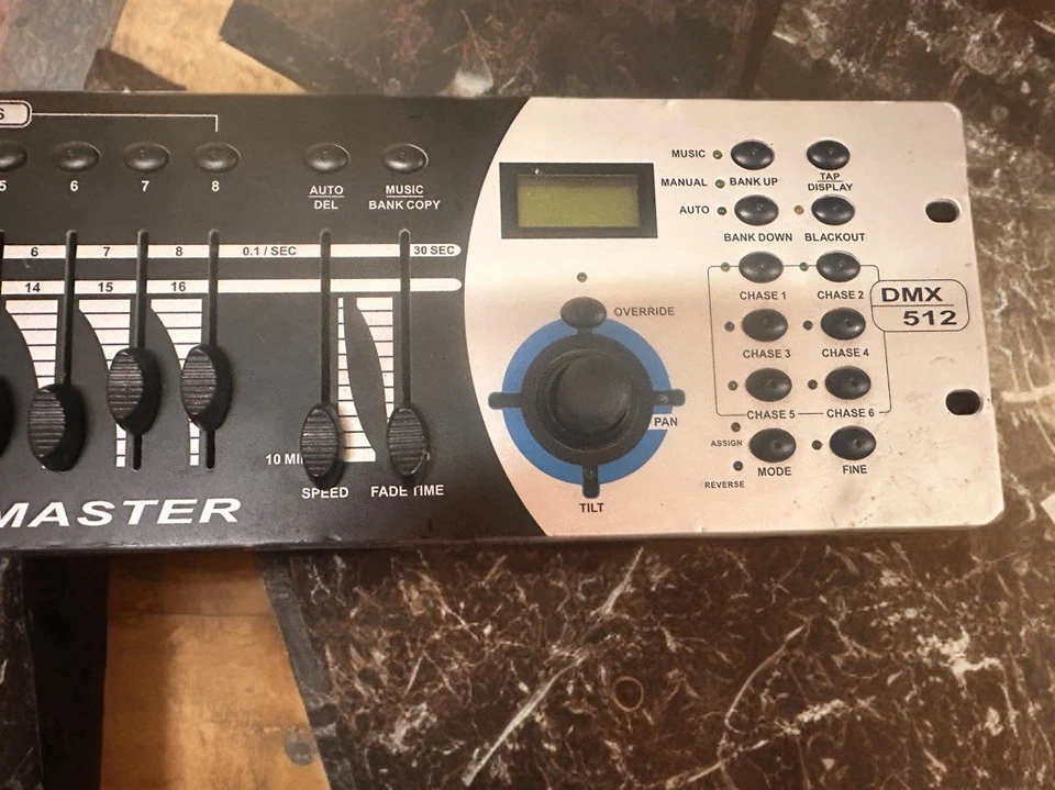 Optima DMX Master OPT 1216J 192 Channel DJ Stage Lighting Controle Console MIDI - Image 2 of 4