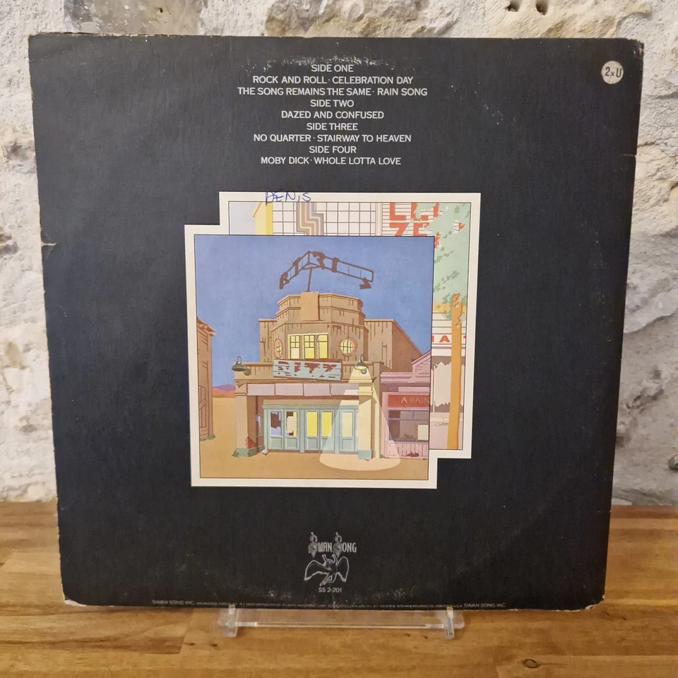 VINYLE LED ZEPPELIN SOUNDTRACK THE SONG REMAINS THE SAME - 1976 - G/VG - Photo 2/4