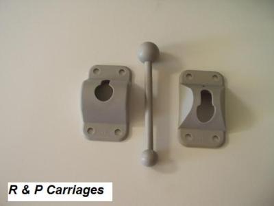 Ricambi Camper Trailer Cargo Door Hold Back Catch Camper 10" Grey MADE IN USA Tenda Per Camper - Foto 2