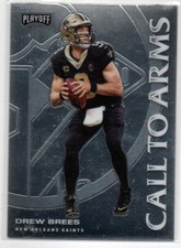 2020 Panini Playoff CALL TO ARMS #CA-8 Drew Brees NEW ORLEANS SAINTS Insert 23