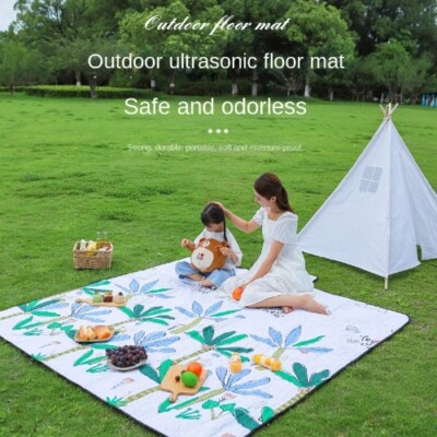Foldable Camping Mat Beach Mat Aluminum Film Mat Children's Outdoor Picnics