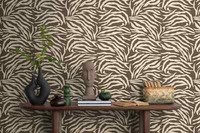 Vliestapete Muster Exotisch Zebra Fell Streifen Braun Creme 78217-2 (3,47€/1Qm)