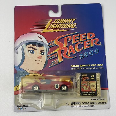 Johnny Lightning Speed racer 2000 Red 11 Mach 4 Cel Art 18