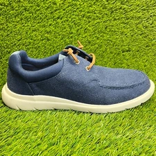 Sperry Captain Moc Navy Hemp Mens Size 11.5 Casual Walking Shoes Sneakers