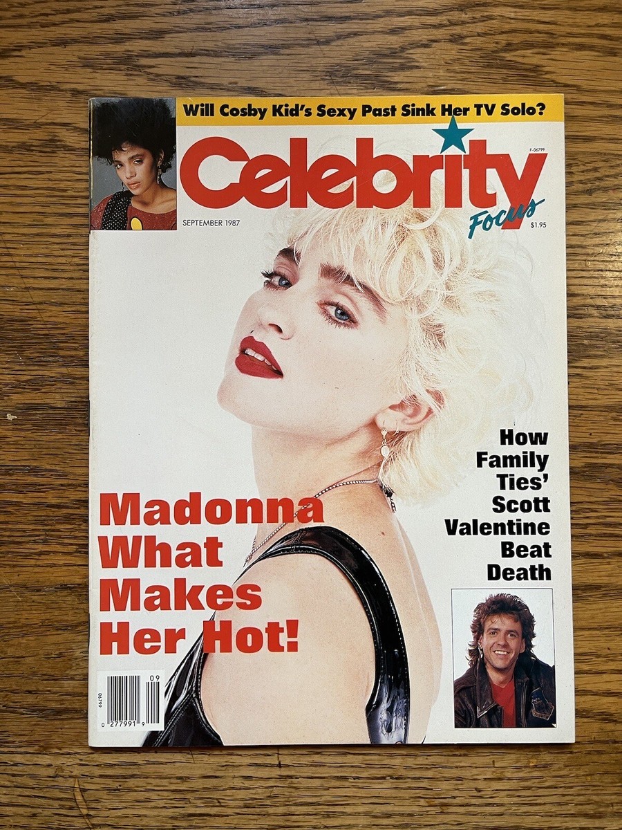 マドンナ　表紙 + 特集　Celebrity Focus (1987)　雑誌 2) Celebrity Focus September 1987 Madonna & US magazine Madonna 6