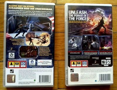 Star Wars Lethal Alliance +Star Wars Force Unleashed Psp | eBay