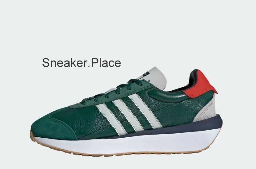 adidas Originals Country XLG Men s Trainers in Green and White