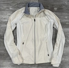 Lululemon Full Zip Reflective Detail Jacket Back Vent Running Womens 6 See Desc 