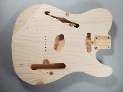 Contoured Thinline Tele Body | Unfinished | CNC Made in Texas
