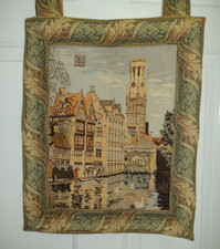 Belgium Point De Bruges Canals Tapestry Brugg...