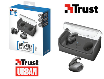 TRUST DUET WIRELESS BLUETOOTH KOPFHÖRER mit wiederaufladbarer Basis Stereo Kopfhörer