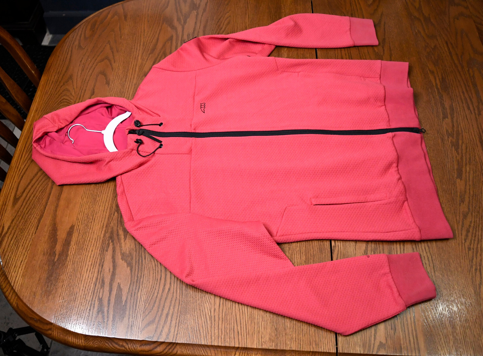 Equiline, New, Full Zip Tech Sweatshirt coat jacket ladies XXL red pink peach