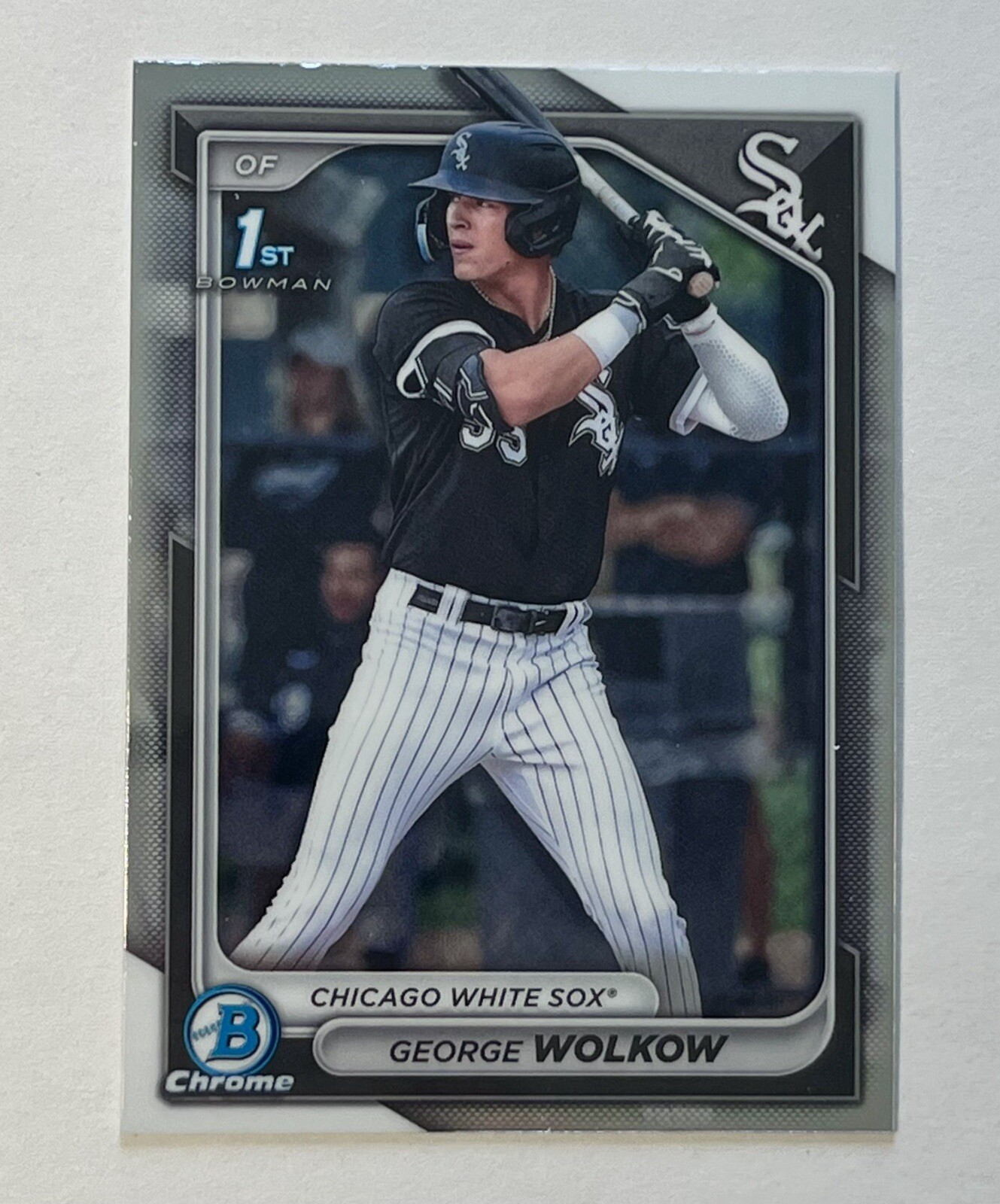 2024 Bowman Chrome George Wolkow Bowman 1st RC #BCP-144 Chicago White Sox