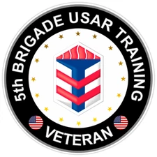 5th Brigade United States Training Veteran Bumper Sticker Military Decal 5"