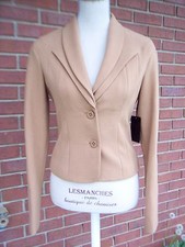 L.a.m.b. Jacket Blazer Business Light Caramel Brown Us 2 Retail $375+