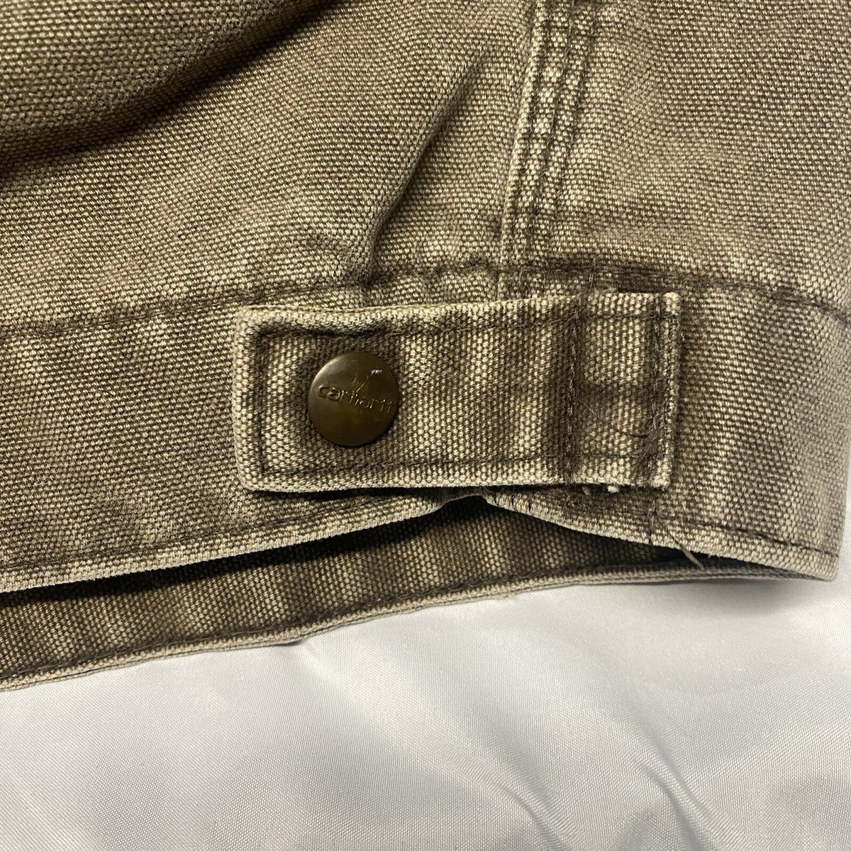 VINTAGE Carhartt Jacket Mens XXL Brown Detroit Blanket Lined