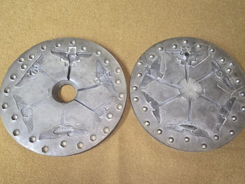 Vintage Spin Cast Molds for Military Wings Pins Circa 1960's