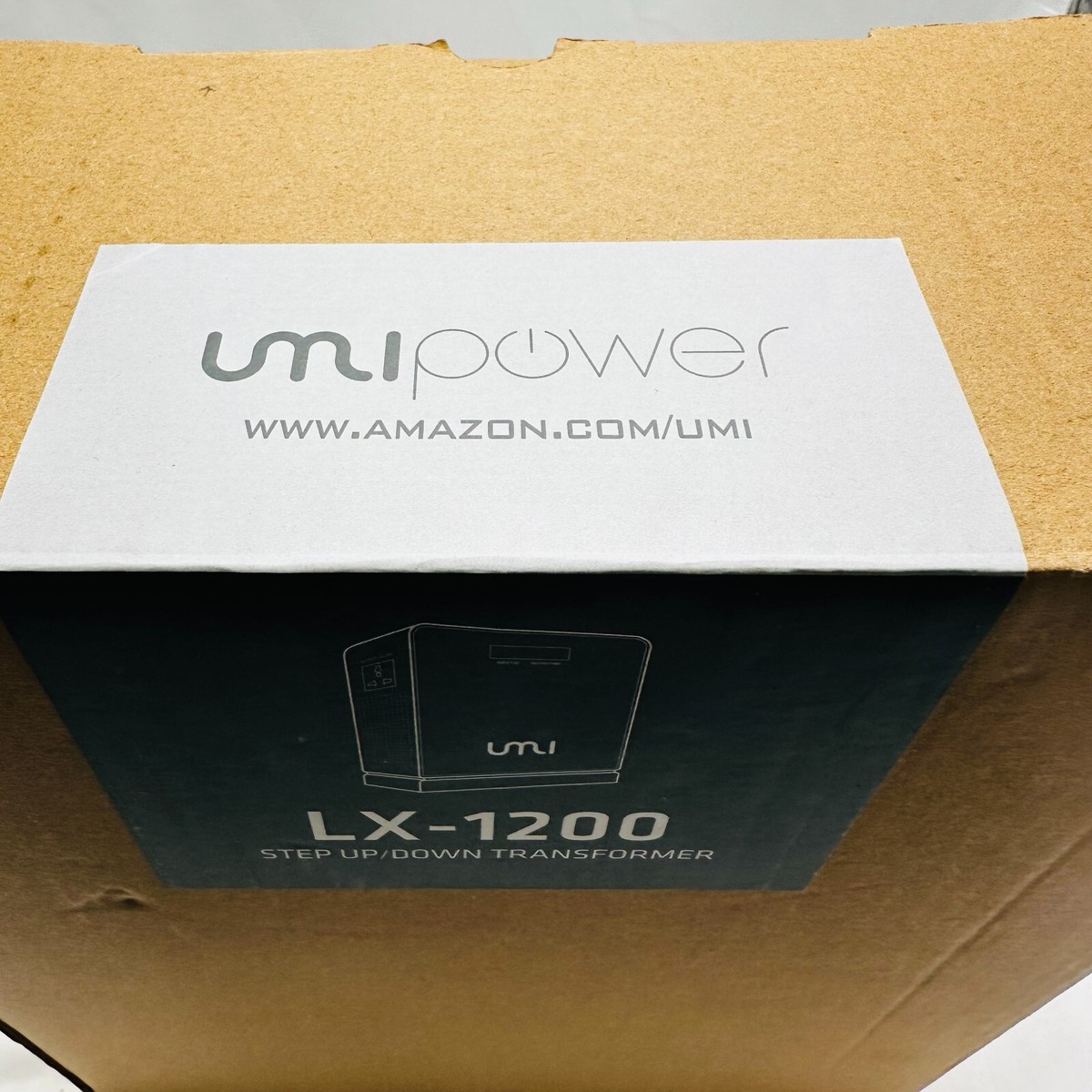 UMI LX-1200 Step UP/D 110 Volts to 220 Volts Converter 1200W