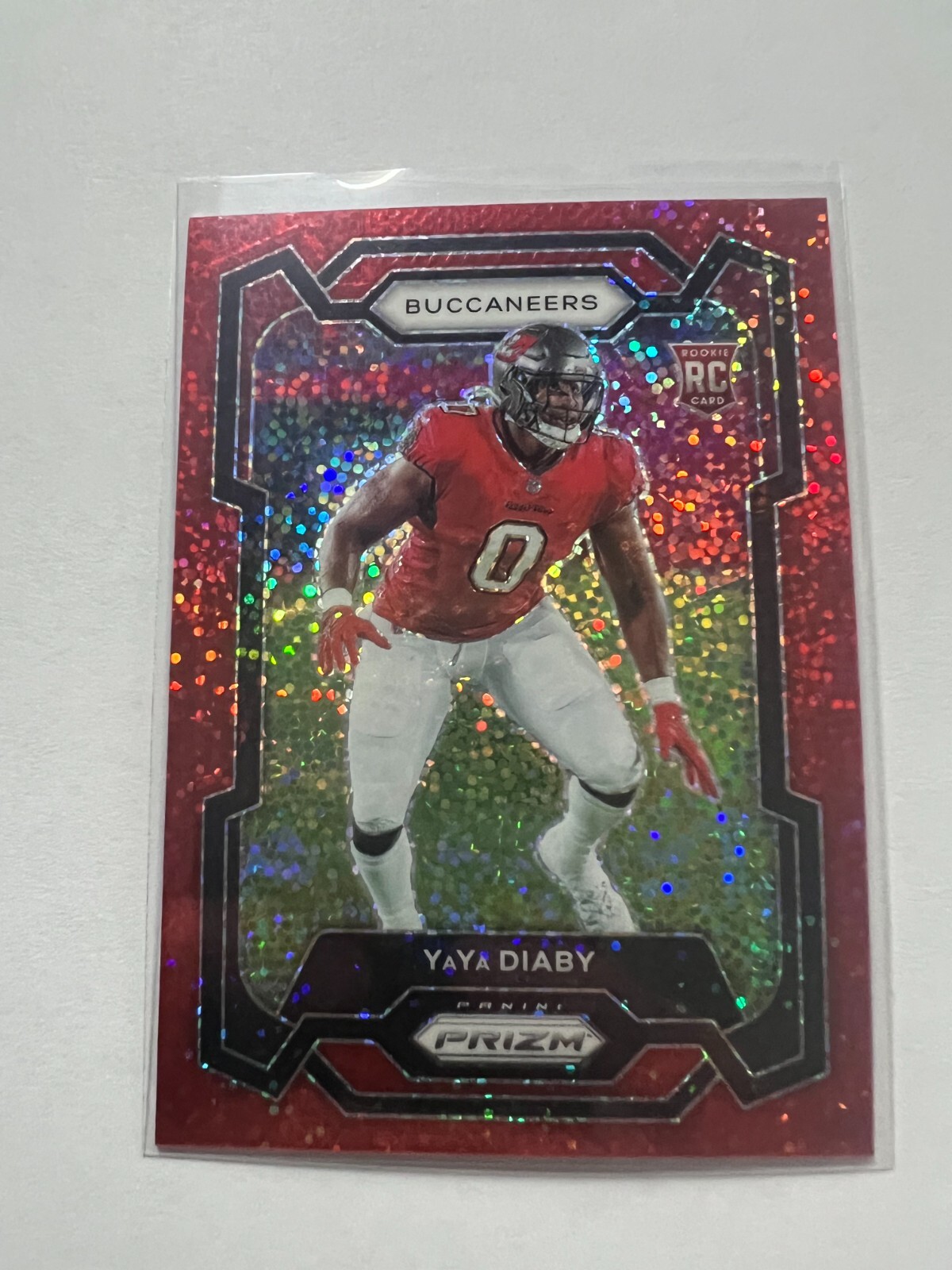 YaYa Diaby Panini Prizm #394 Red Sparkle