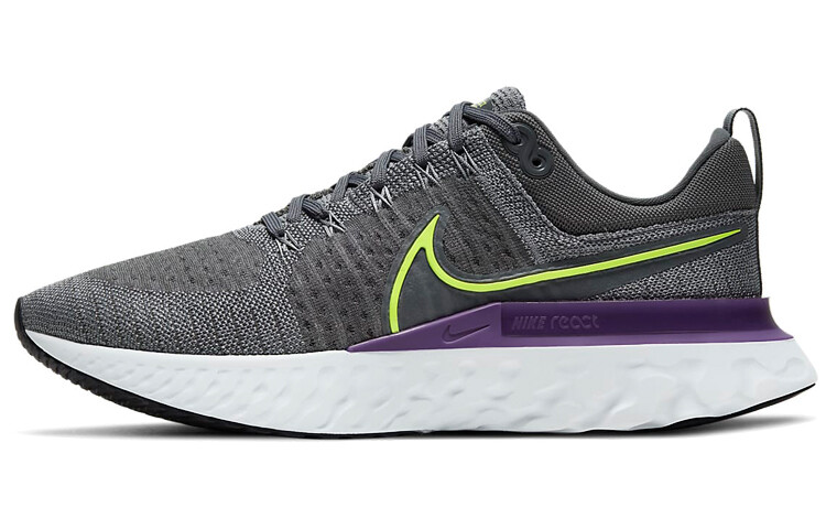 Nike React Infinity Run Flyknit 2 Grey Volt Wild Berry  CT2357-004