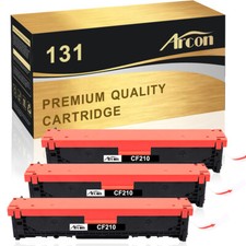 3PK CF210A BK Toner Cartridge Fits For HP 131A LaserJet Pro 200 MFP M276n M276nw