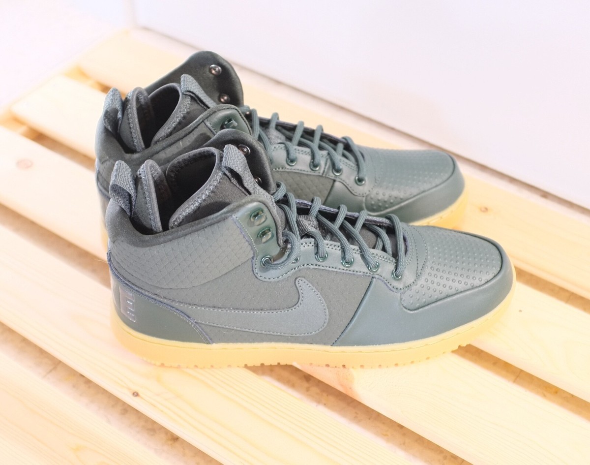Nike Men Court Borough Mid Winter Outdoor Green Weather Resistant Sneakers Sz 12 Nike Court Borough Mid 2 Grade School Boys main image 3