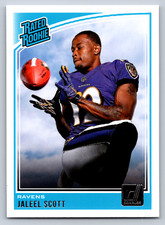 2018 Donruss #331 Jaleel Scott Baltimore Ravens RC Football Card